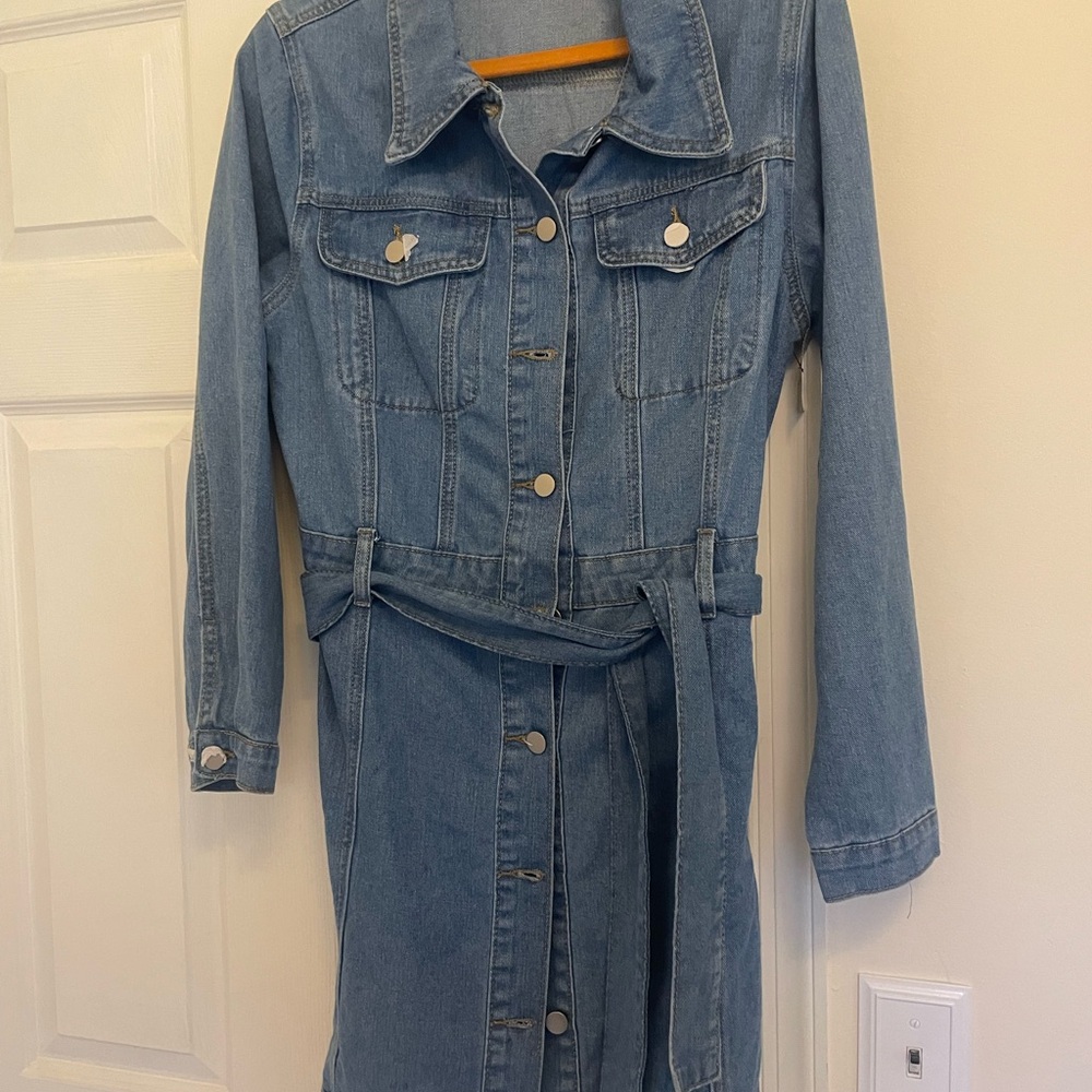 Denim Dress - Light Blue